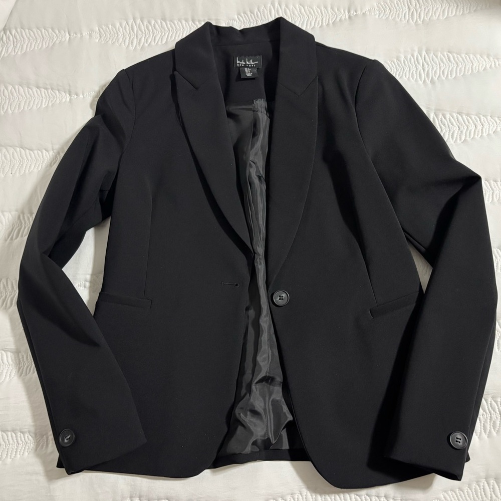 Nicole Miller Classic Black Blazer